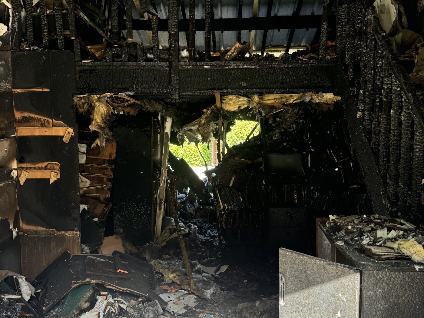 Décontamination et curage d'une habitation après incendie à Latresne